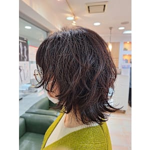 アンニュイパーマスタイル