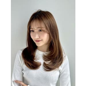 大人ガーリー/レイヤー/髪質改善/前髪