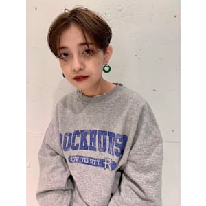 かきあげハンサムショート