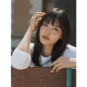 【奥村】セミディ美髪 ストレート顔まわりレイヤー3[恵比寿]