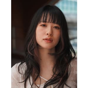 [佐野]インナーカラー×顔周りレイヤー[20代30代40代]