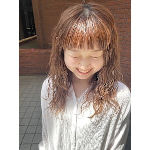 《リン》パーマスタイル × 暖色カラー - MERON 恵比寿【メロン エビス】【メロン エビス】掲載中
