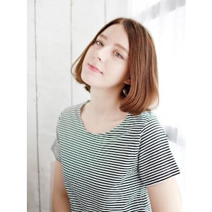 重さを残したAラインボブ