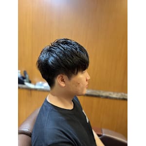 銀座　理容室　メンズナチュラルマッシュ