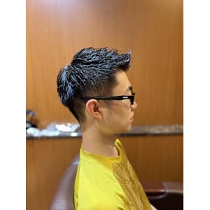 銀座　理容室　メンズショートスタイル
