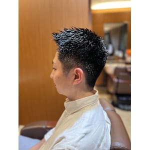 銀座　理容室　メンズベリーショート