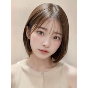 ショートカット×ひし形ショートボブ×グレージュ20代30代4