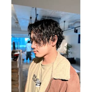 メンズツイストスパイラルパーマ