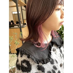 インナーカラー☆pink☆