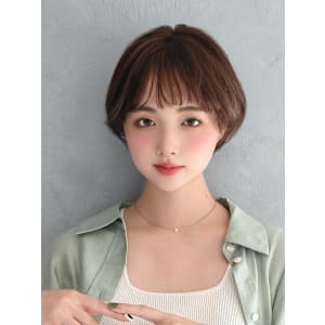 抜け感ショートボブ