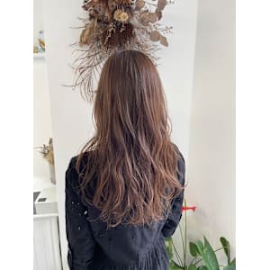 ロング×フォギーベージュ