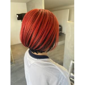 赤×黒アンブレラカラー