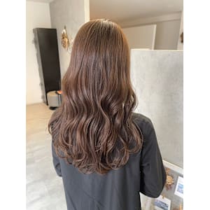 ロング×フォギーベージュ