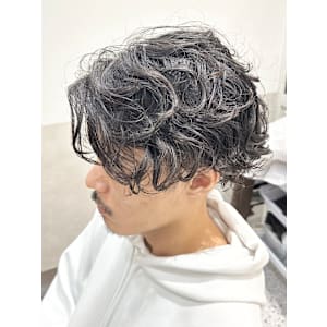 かきあげスパイラルパーマ/20代30代40代/各務原