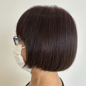 白髪もオシャレに暖色カラー