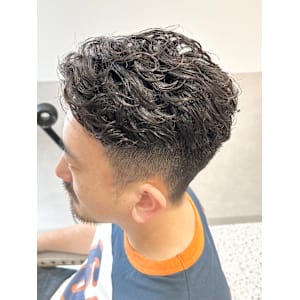 オールバックパーマ/20代30代40代/各務原