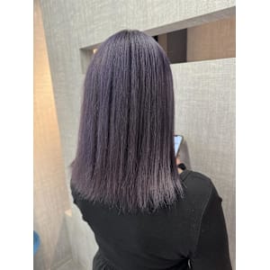 色落ちも可愛いパープルカラー♪