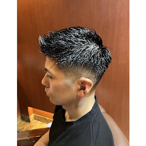 銀座　理容室　スキンフェード