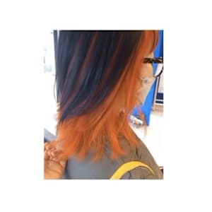 ツートン×オレンジ