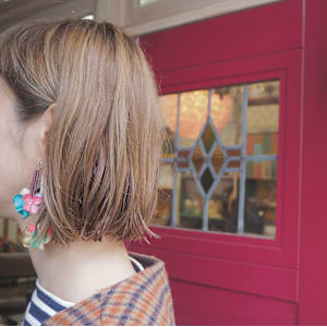 切りっぱなしボブ