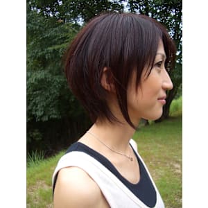 すっきりショートボブ