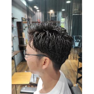 かきあげパーマ