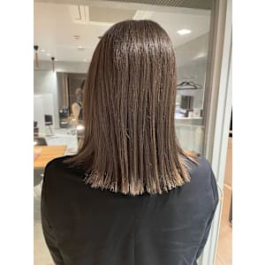 20代30代40代ミルクティベージュストレート