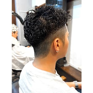 【IRIE 赤坂】メンズパーマアップバング