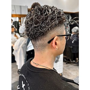 【IRIE 赤坂】極道パーマハイライトメッシュ