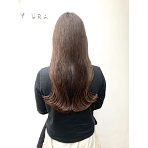 黒髪/グレーベージュ/レイヤーロング/前髪パーマ - ブリーチ&トリートメント&ショート HETTU 仙台駅前店【ヘッツ】掲載中