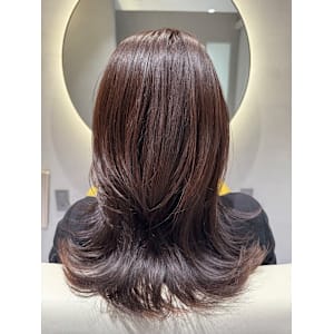 ロング×バイオレットカラー 『銀座/個室』