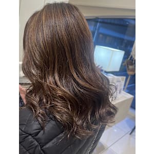 ハイライト×デジタルパーマ