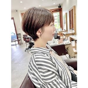 大人ショート/ひし形ショート/ヘルシースタイル/20代30代