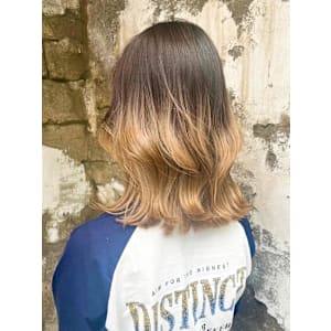 【Reir_吉祥寺】*グラデーションカラー+オリーブベージュ