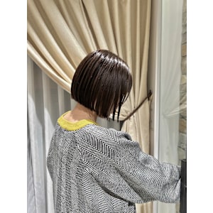 ぱつっとミニボブ