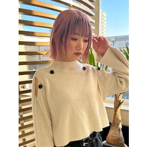 フェイスレイヤー×切りっぱなしボブ