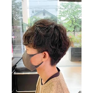 ダークアッシュ/アッシュブラック/カルマパーマ