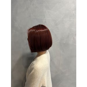 レッドカラーボブ