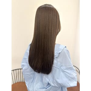 池袋 髪質改善 艶髪ロング シナモンベージュ♪