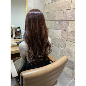 大人かわいいオレンジブラウン【sourire 神田】