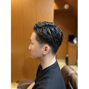 銀座　理容室　メンズショートシチサン
