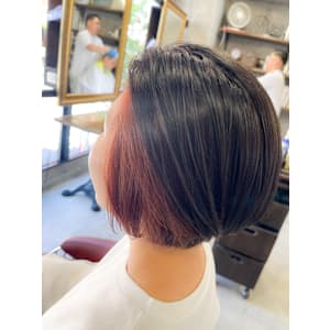 ブリーチなしでできるインナーカラー