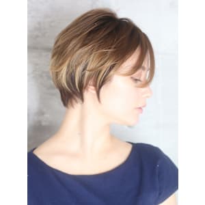 40代50代似合わせ小顔美髪シアーカラーカールショート - INCEPTION  GINZA 銀座【インセプション】掲載中