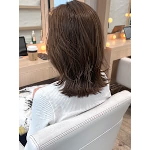 ミディアムレイヤー×blue violet be　　　　　　