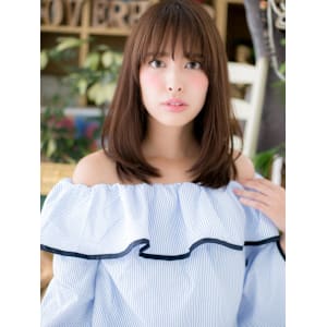 オリーブグレージュ斜めバング小顔ワンカール　アースカラー - COVER HAIR bliss【カバーヘア ブリス】北浦和/北浦和西口店【カバー ヘア ブリス キタウラワ キタウラワニシグチテン】掲載中