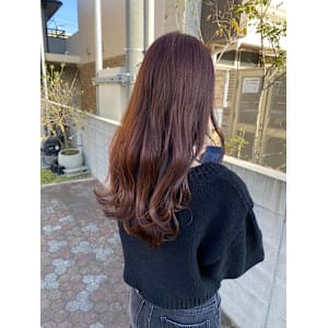 大人かわいいコーラルブラウン【sourire 神田】