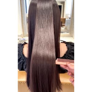 【髪質改善】ダークブラウン×ツヤ髪スタイル