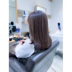 白髪ぼかし　セミディ　シアーカラー　【藤沢　藤沢駅】