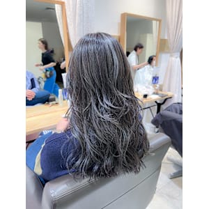 白髪ぼかし　セミディ　シアーカラー　【藤沢　藤沢駅】