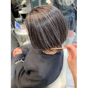 白髪ぼかし　セミディ　シアーカラー　【藤沢　藤沢駅】